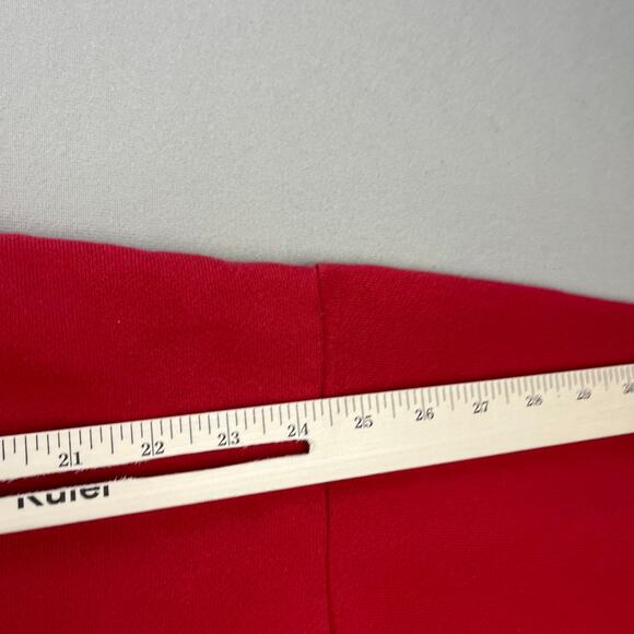 Vintage Logo 7 Sweatshirt Adult XL Red Crewneck Fleece Heavyweight Sports 90s - Picture 14 of 14